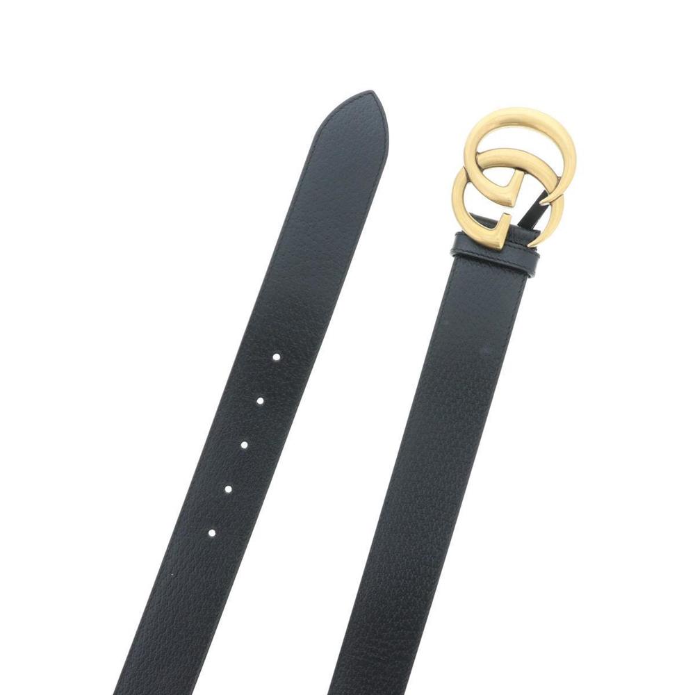 Gucci Gg Buckle Belt Gg Marmont Gg Black Ab View 4